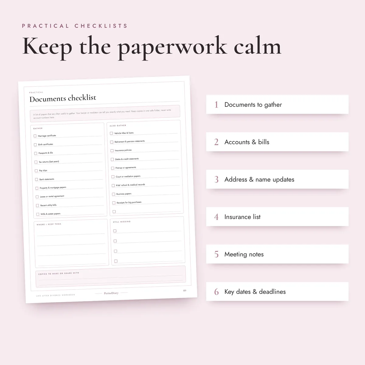 Divorce Workbook, image 3