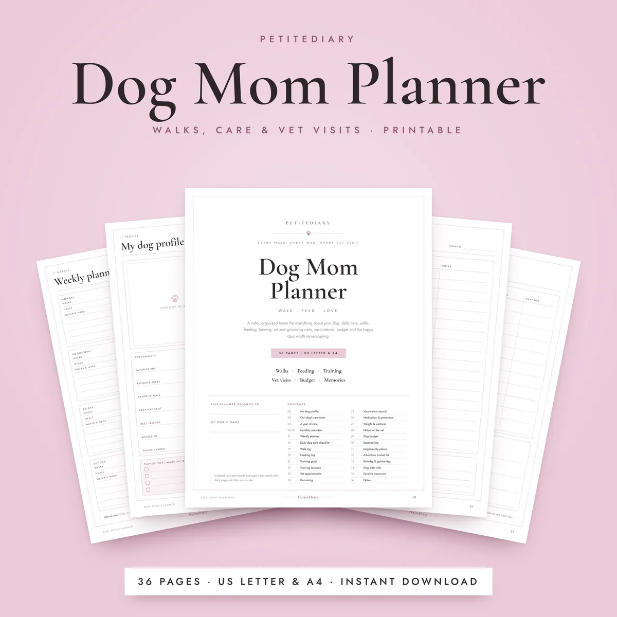 Dog Mom Planner