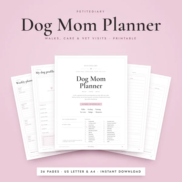 Dog Mom Planner