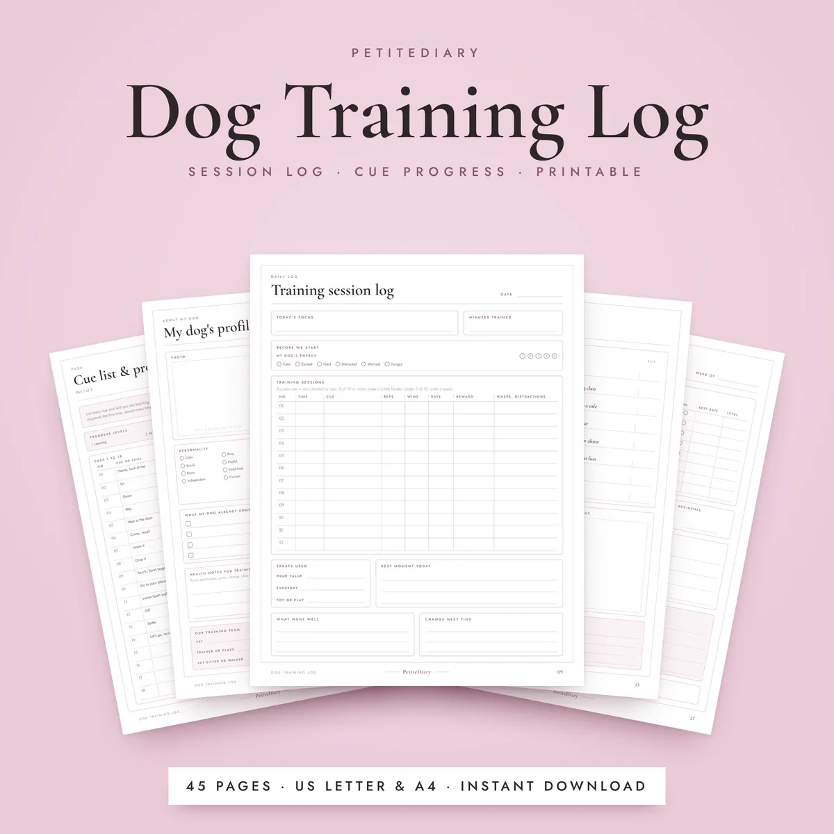 Dog Training Log