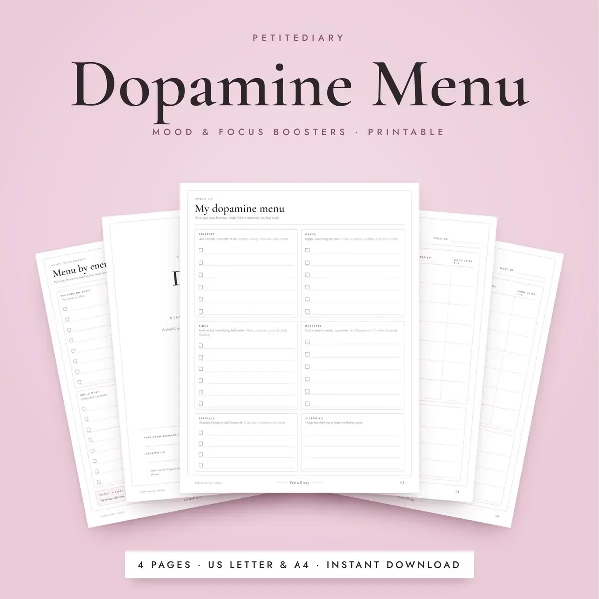 Dopamine Menu