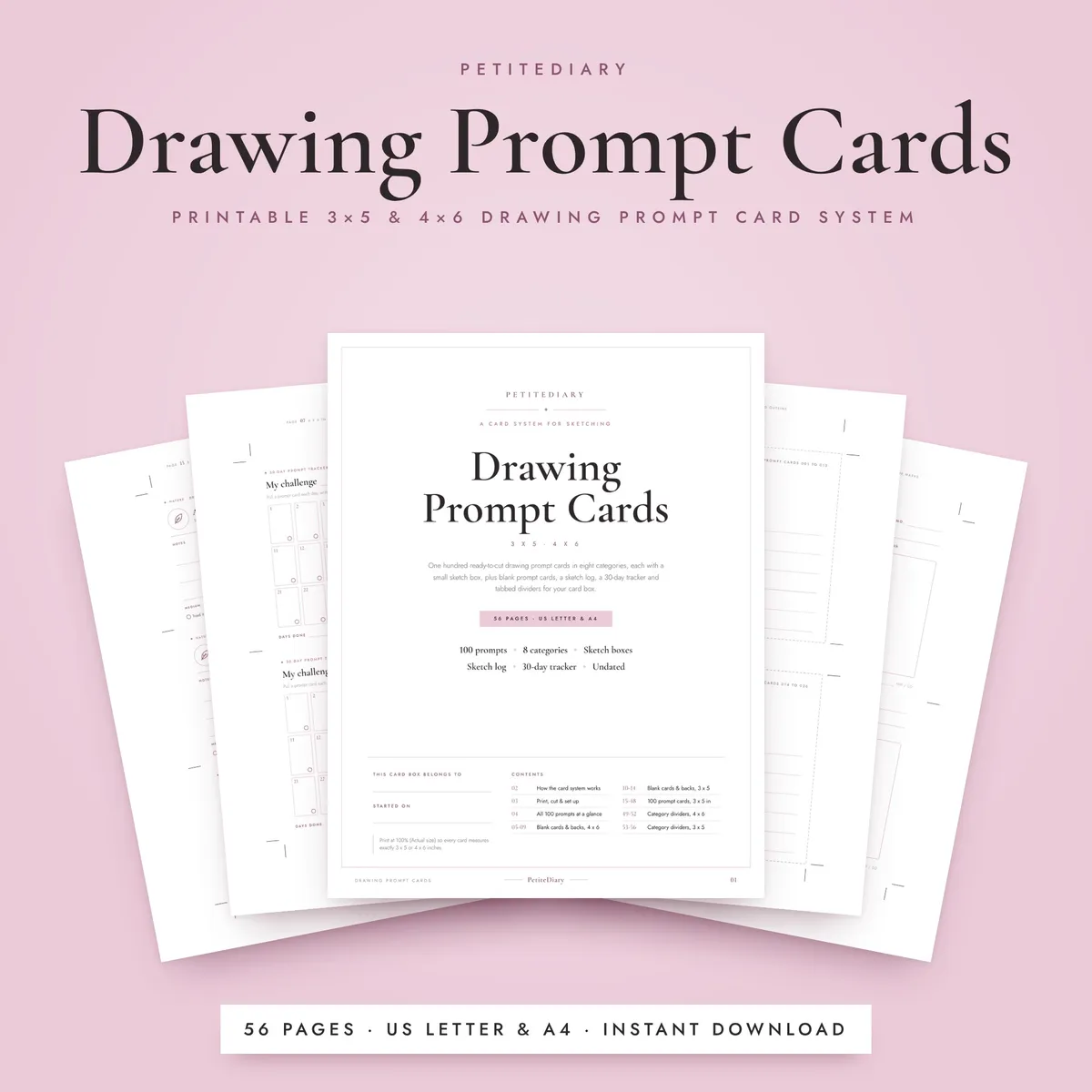 Drawing Prompt Cards