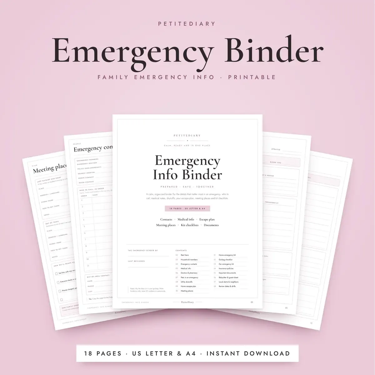 Emergency Binder