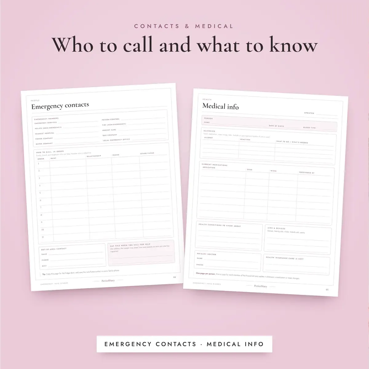 Emergency Binder, image 4