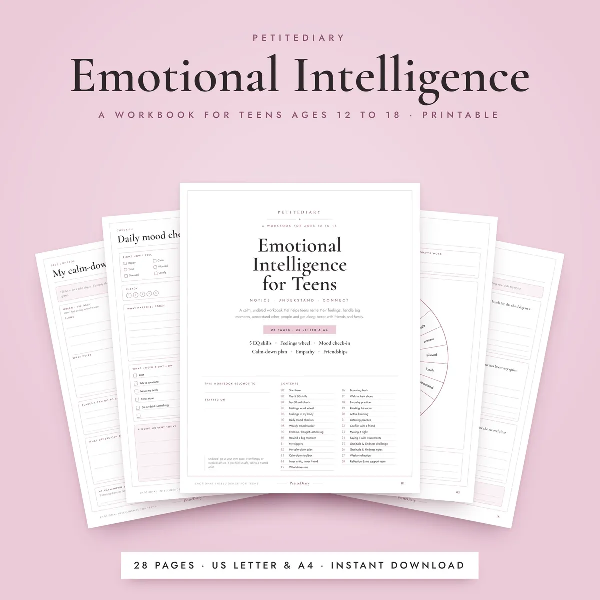 Emotional Intelligence for Teens Workbook