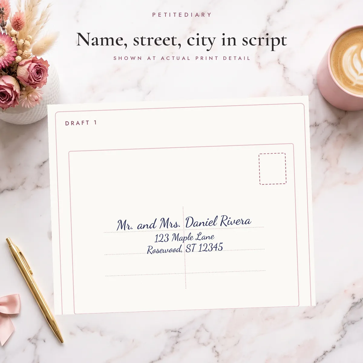 Envelope Addressing Guide & Lettering Layouts, image 4