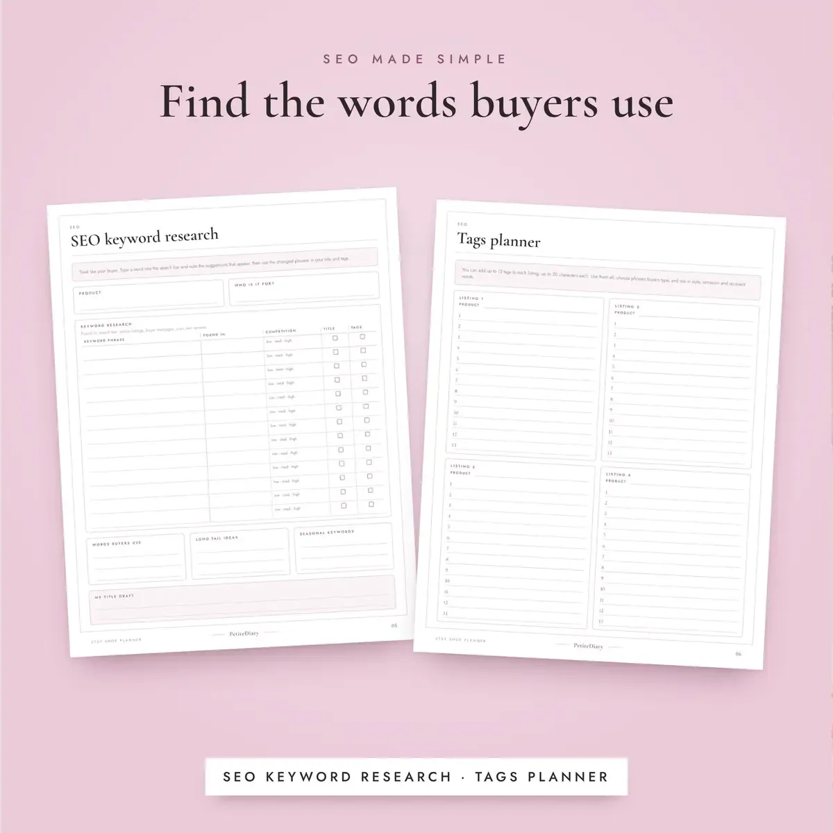 Etsy Seller Planner, image 4