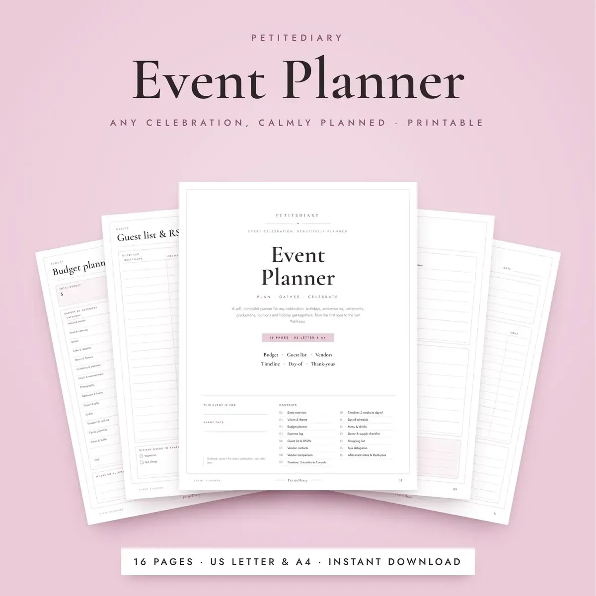 Event Planner for Celebrations