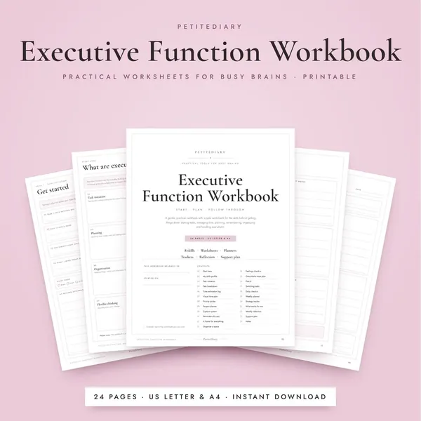 Executive Function Workbook for Adults