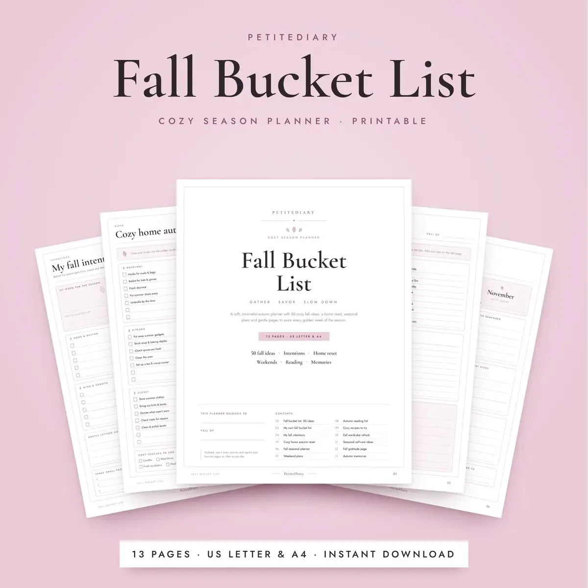 Fall Bucket List