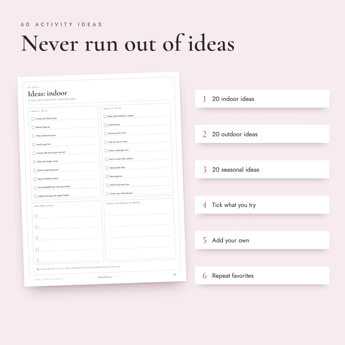 Family Fitness Planner, image 3