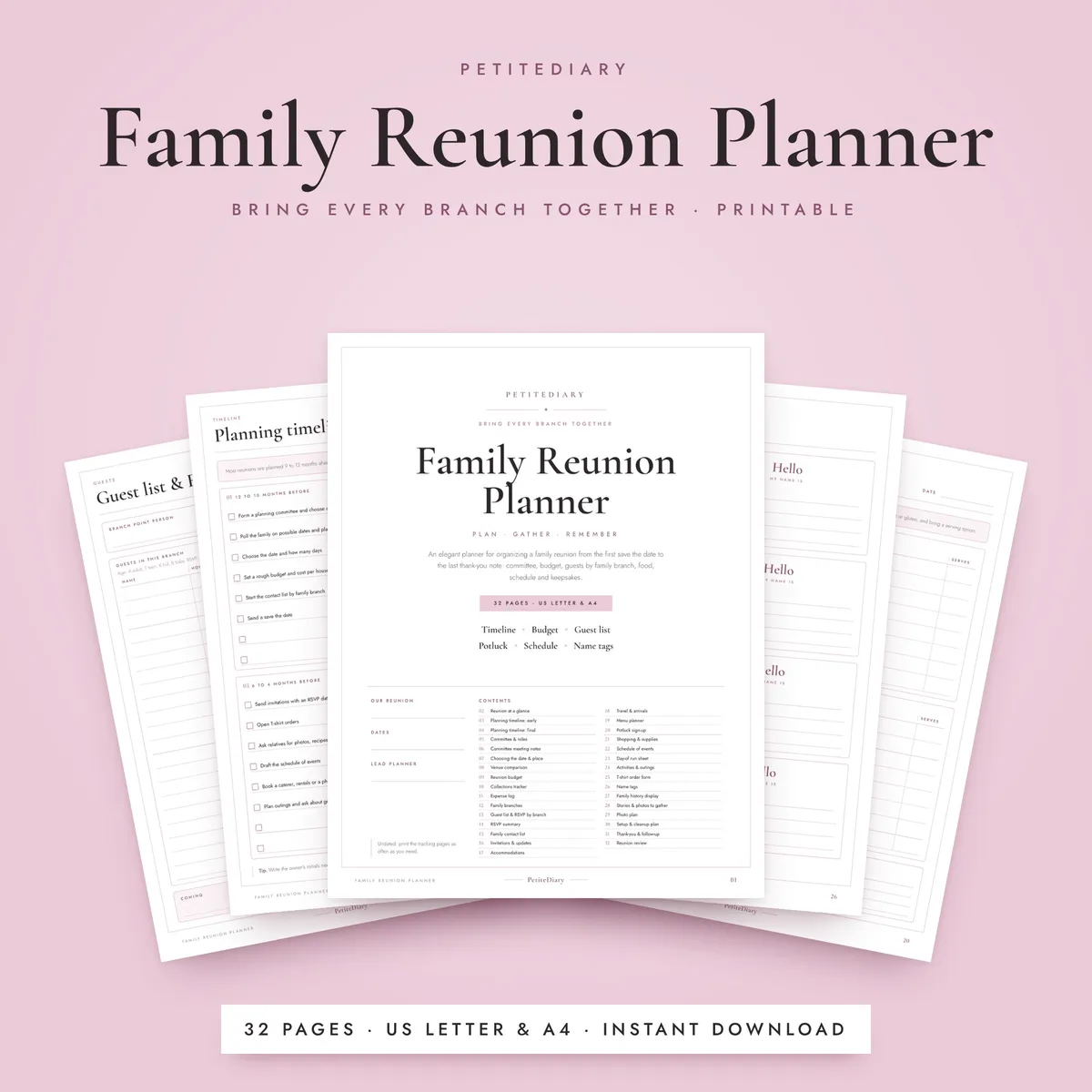 Family Reunion Planner