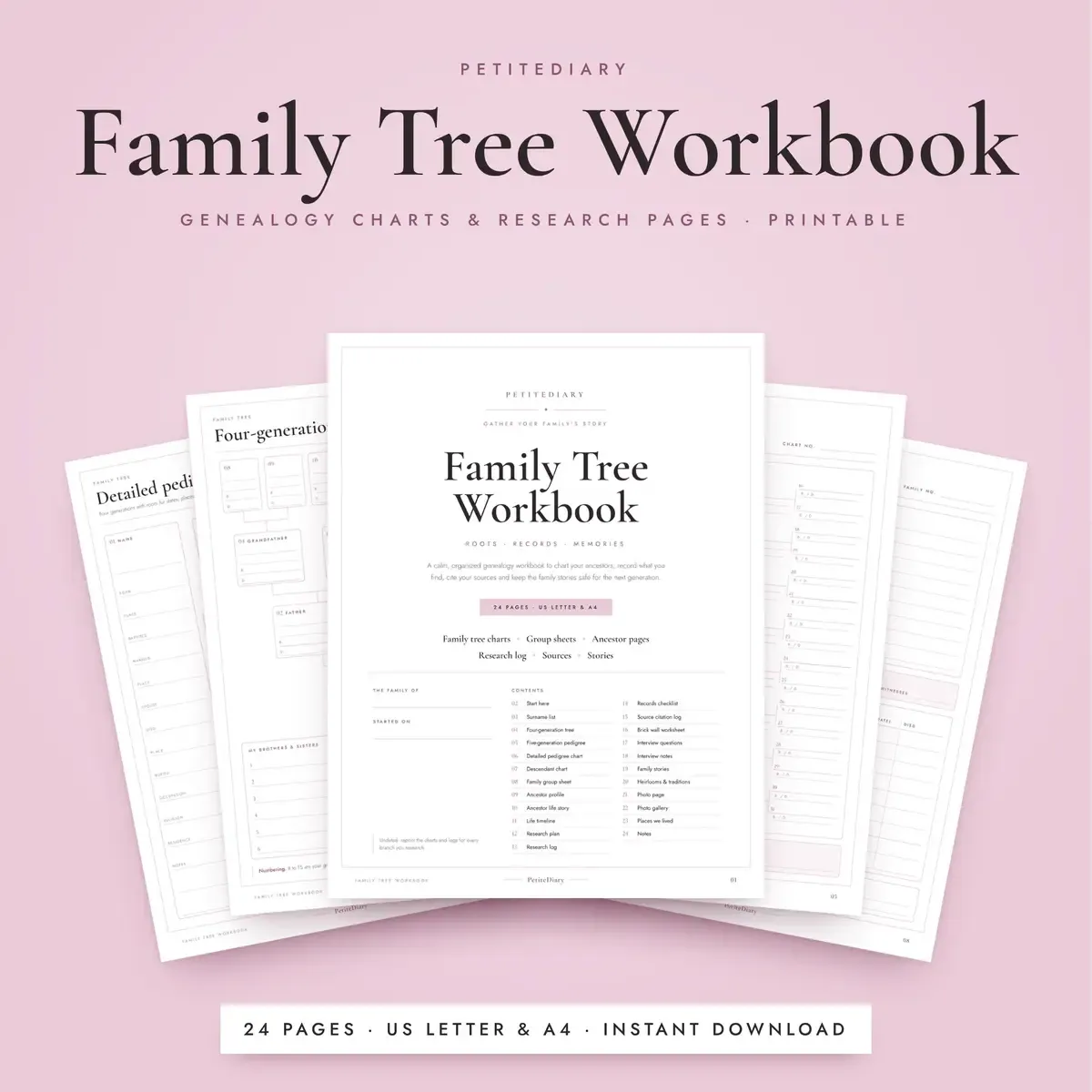 Family Tree Workbook