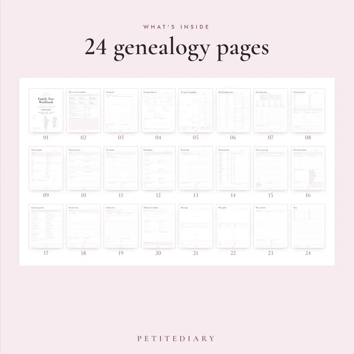 Family Tree Workbook, image 2