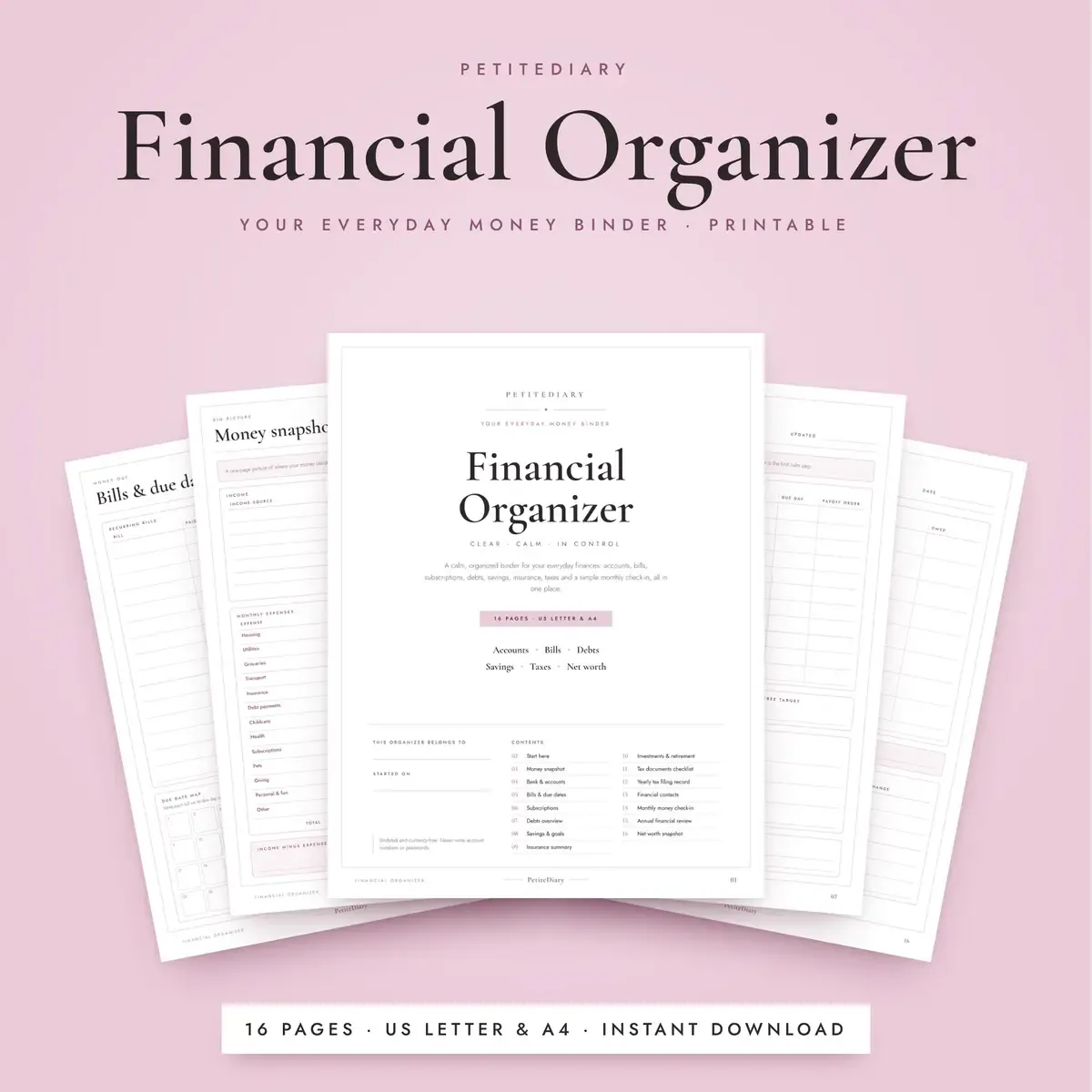 Financial Binder