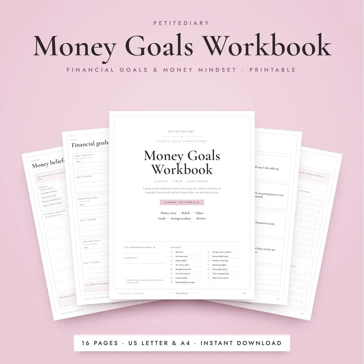 Financial Goals Workbook