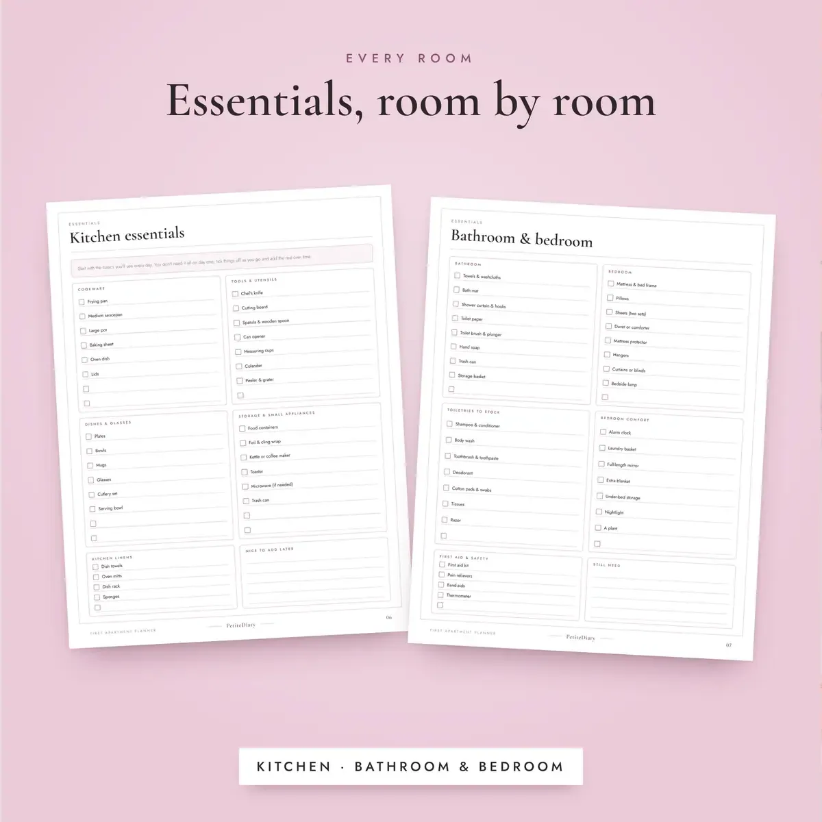 First Apartment Checklist, image 4