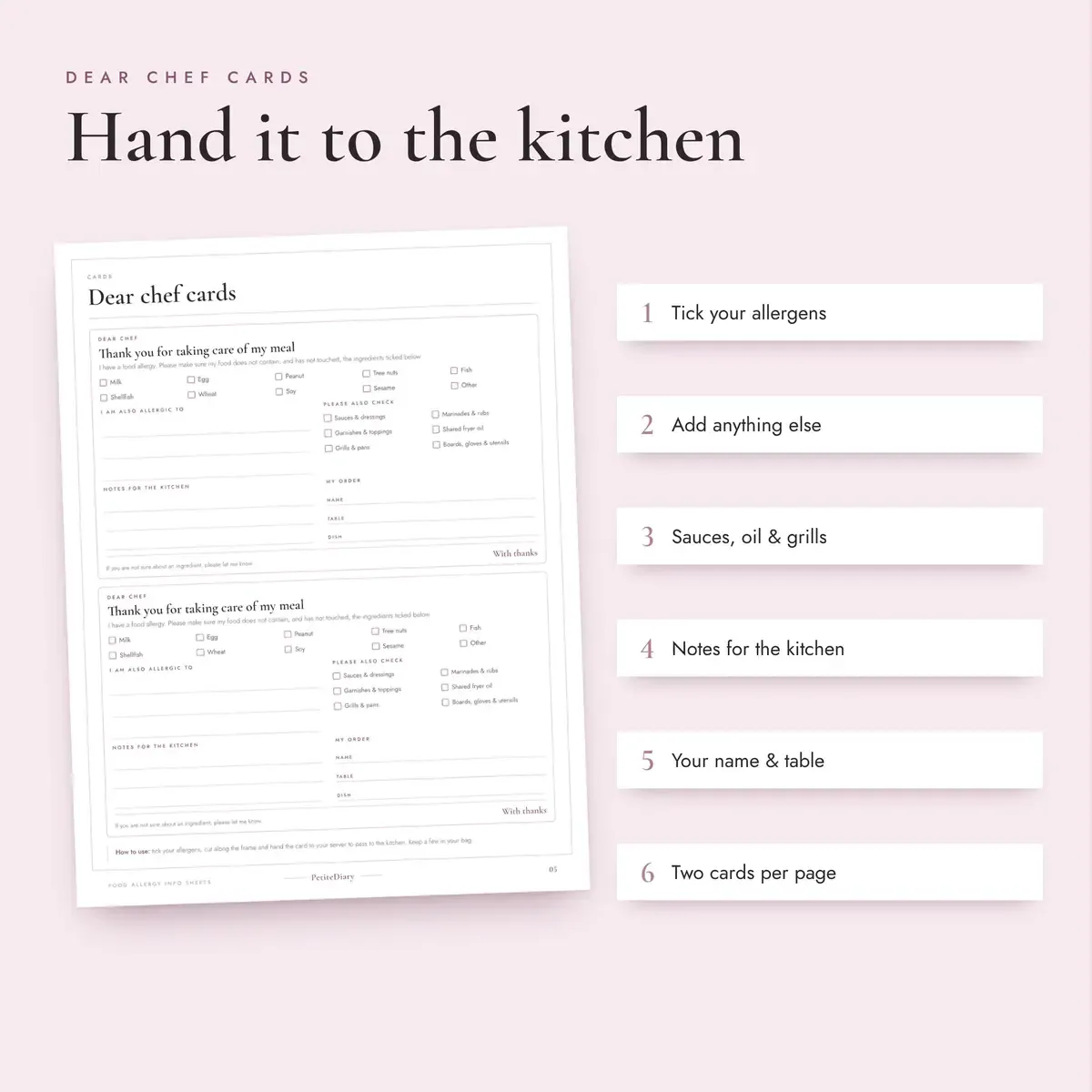 Food Allergy Card, image 3