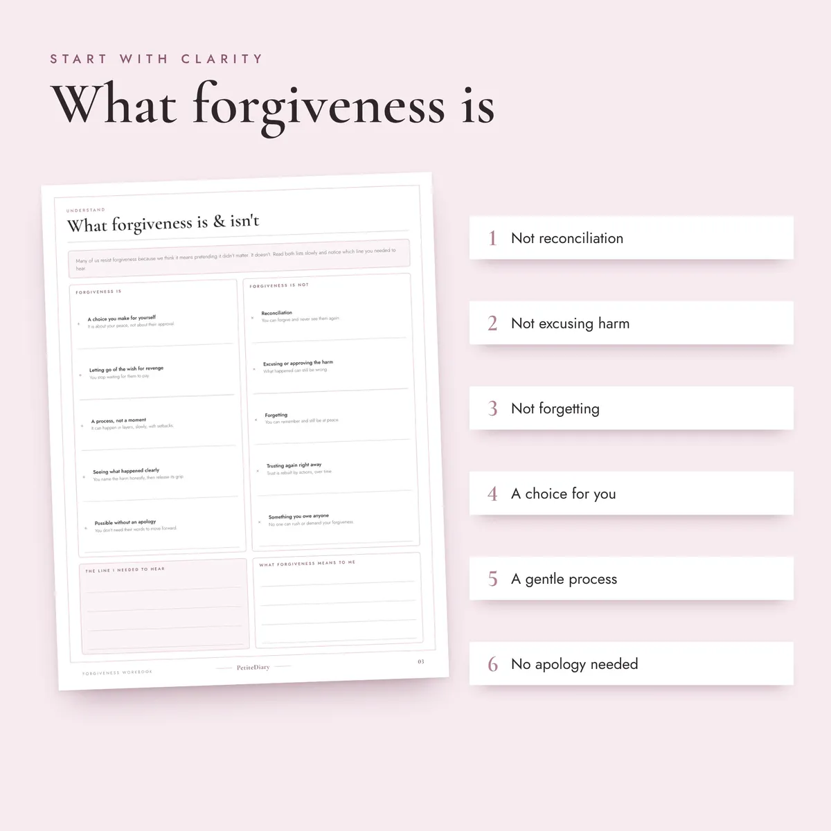 Forgiveness Workbook, image 3
