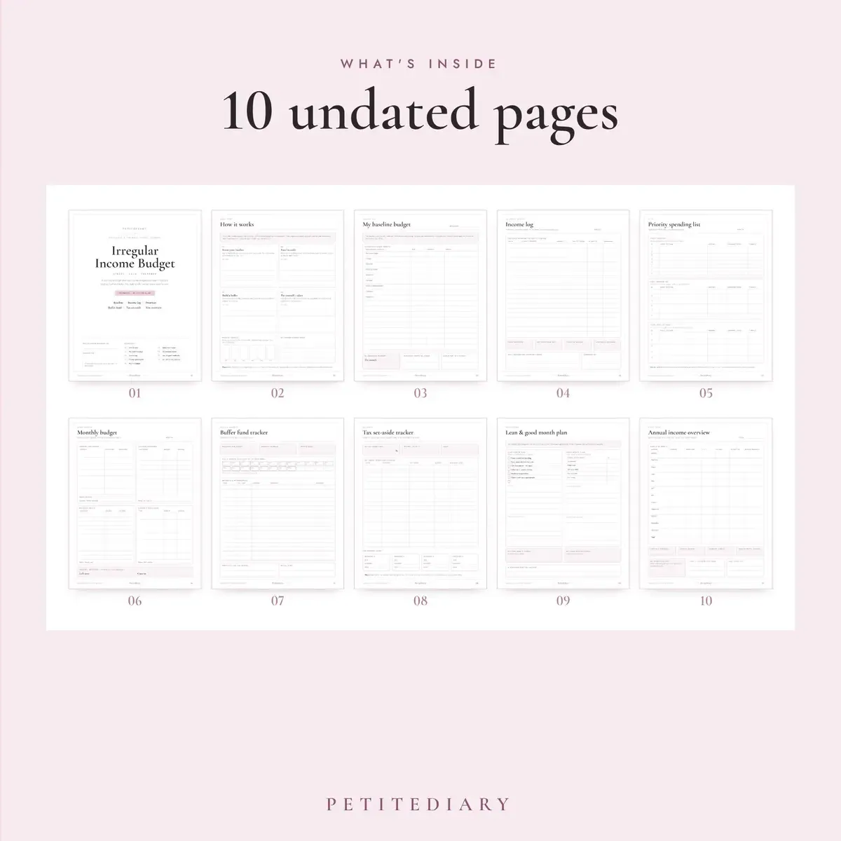 Freelance Budget Planner for Irregular Income, image 2