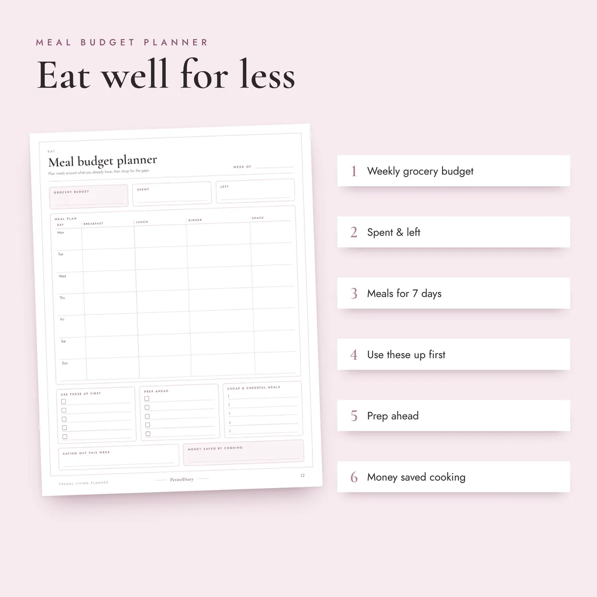 Frugal Living Planner, image 3