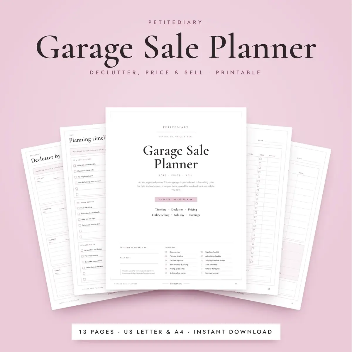 Garage Sale Planner