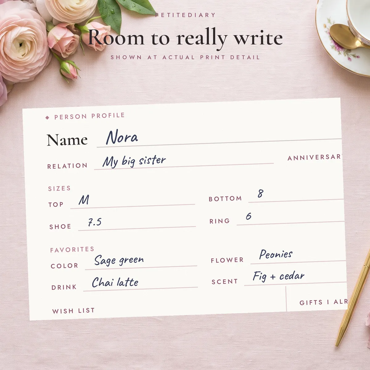 Birthday & Gift List Cards, image 4