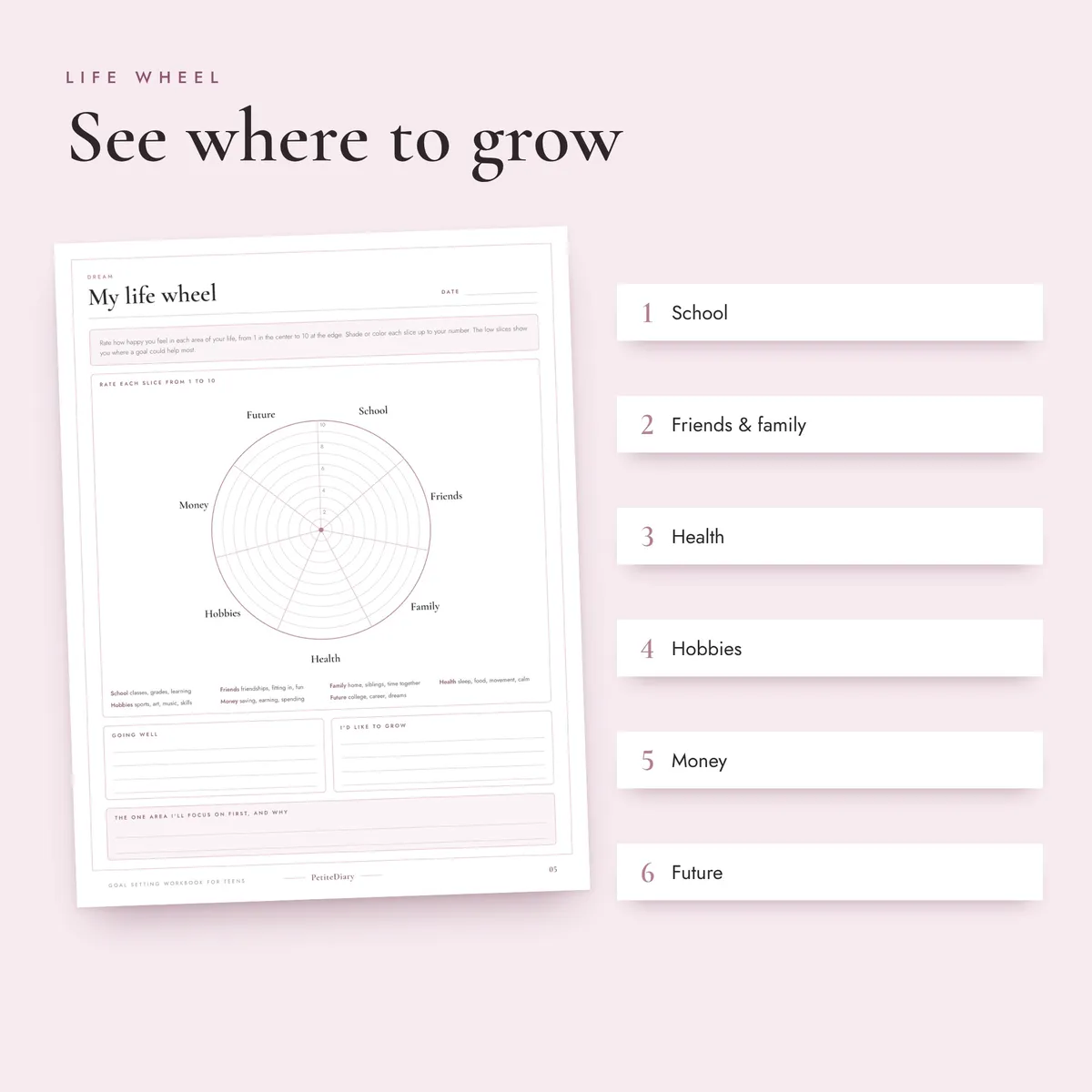 Goal Setting for Teens Workbook, image 3