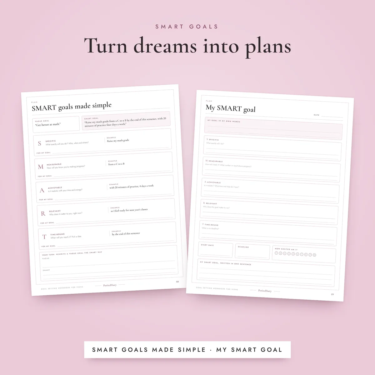 Goal Setting for Teens Workbook, image 4