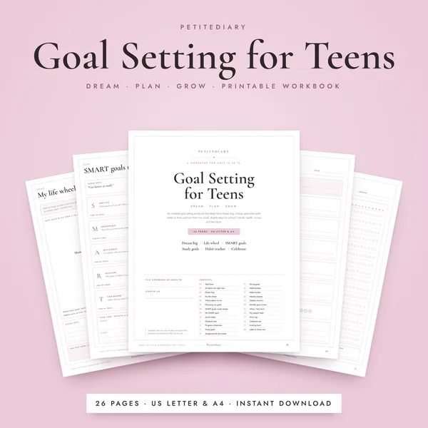 Goal Setting for Teens Workbook