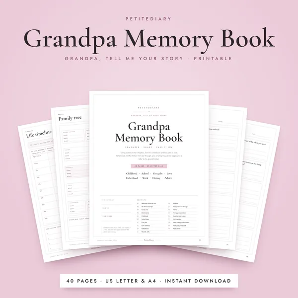 Grandpa Memory Book