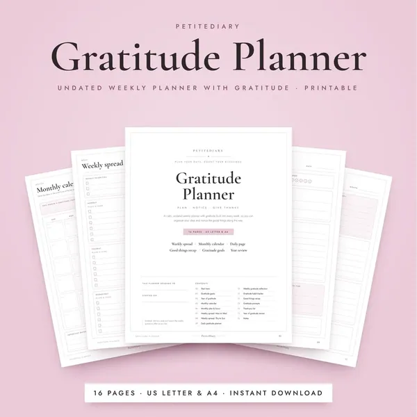 Gratitude Planner