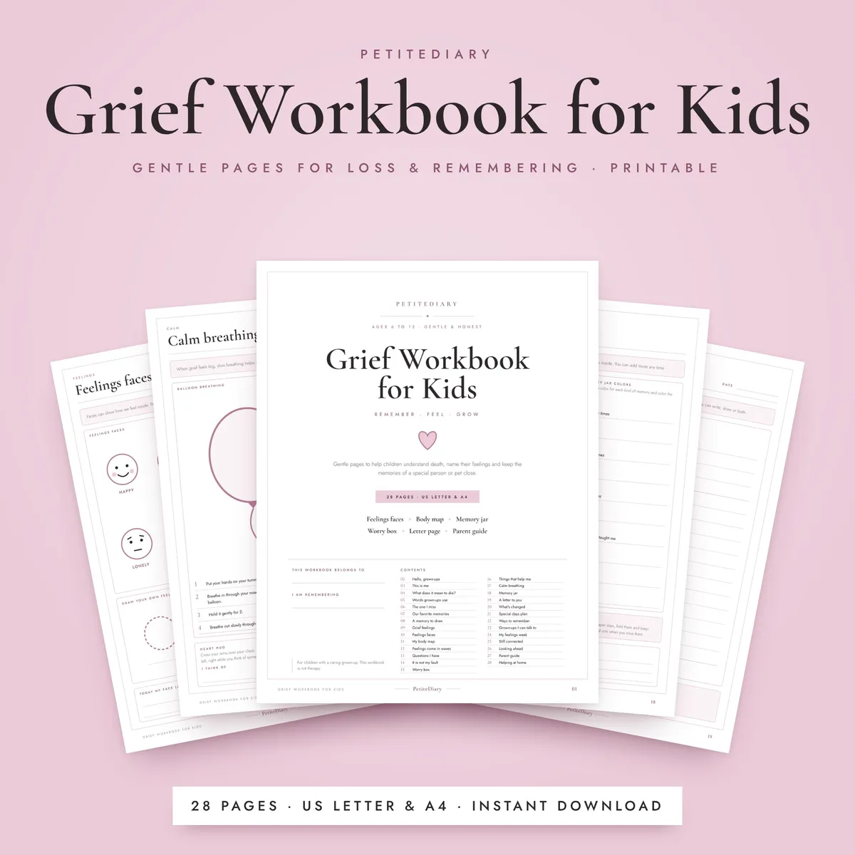 Grief Workbook for Kids