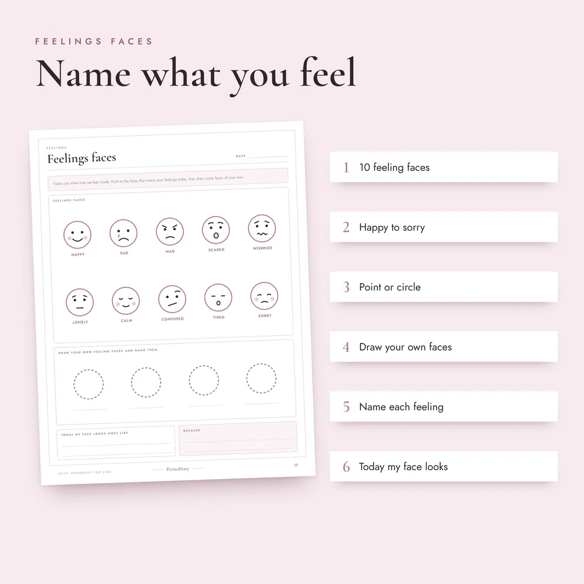Grief Workbook for Kids, image 3