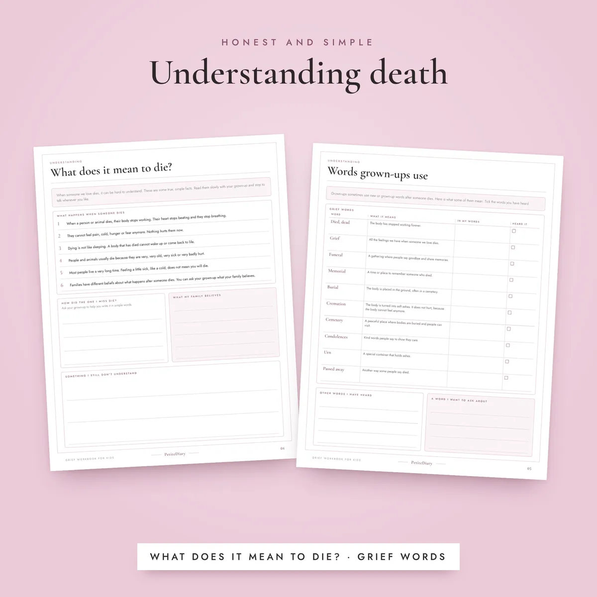 Grief Workbook for Kids, image 4