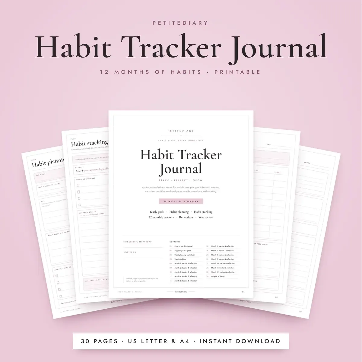 Habit Tracker Journal