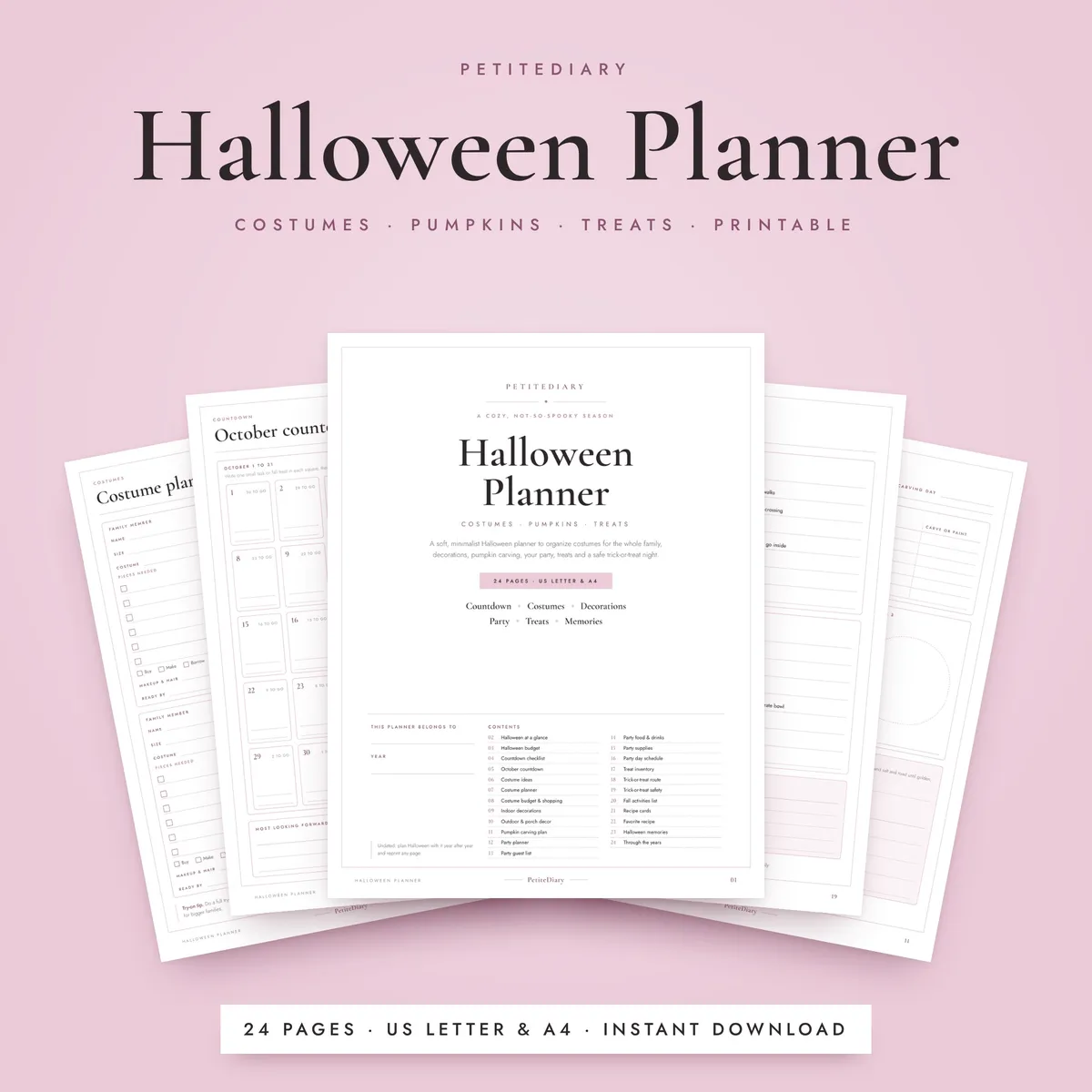Halloween Planner