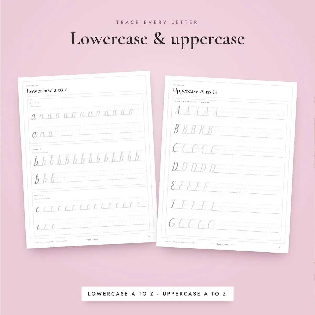 Hand Lettering Practice Sheets for Beginners, image 4