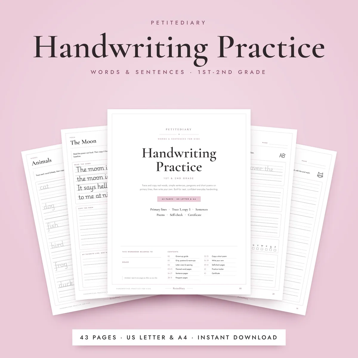 Handwriting Practice for Kids