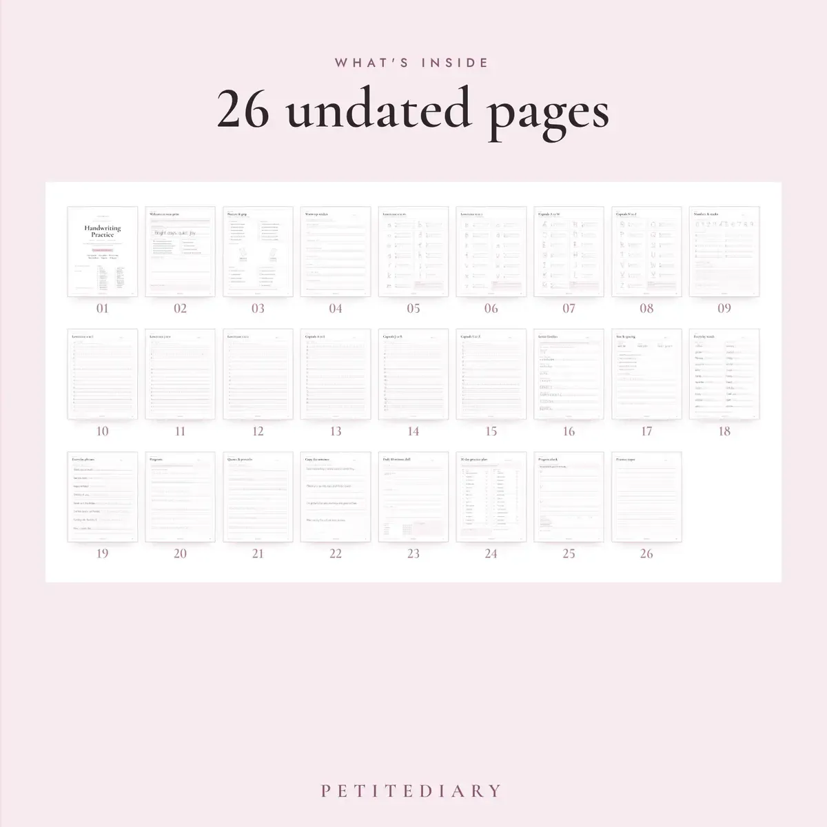 Handwriting Practice Sheets for Adults, image 2