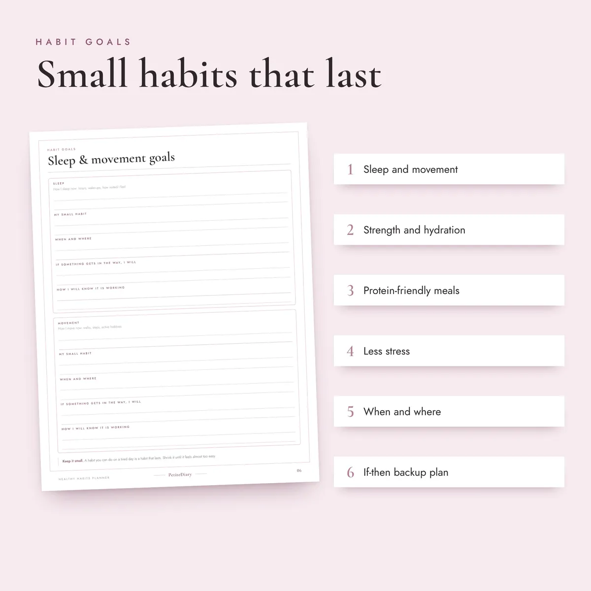 Healthy Habits Planner for Women 40+, image 3