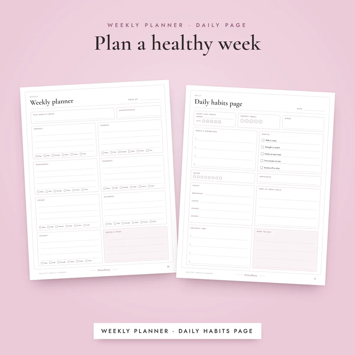 Healthy Habits Planner for Women 40+, image 4