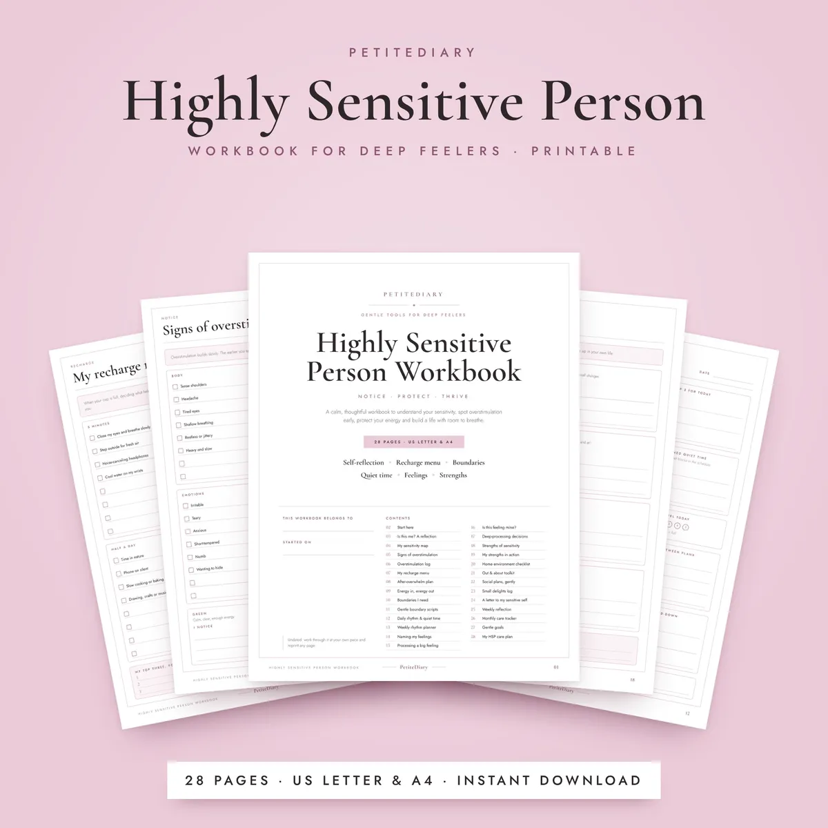 Highly Sensitive Person Workbook