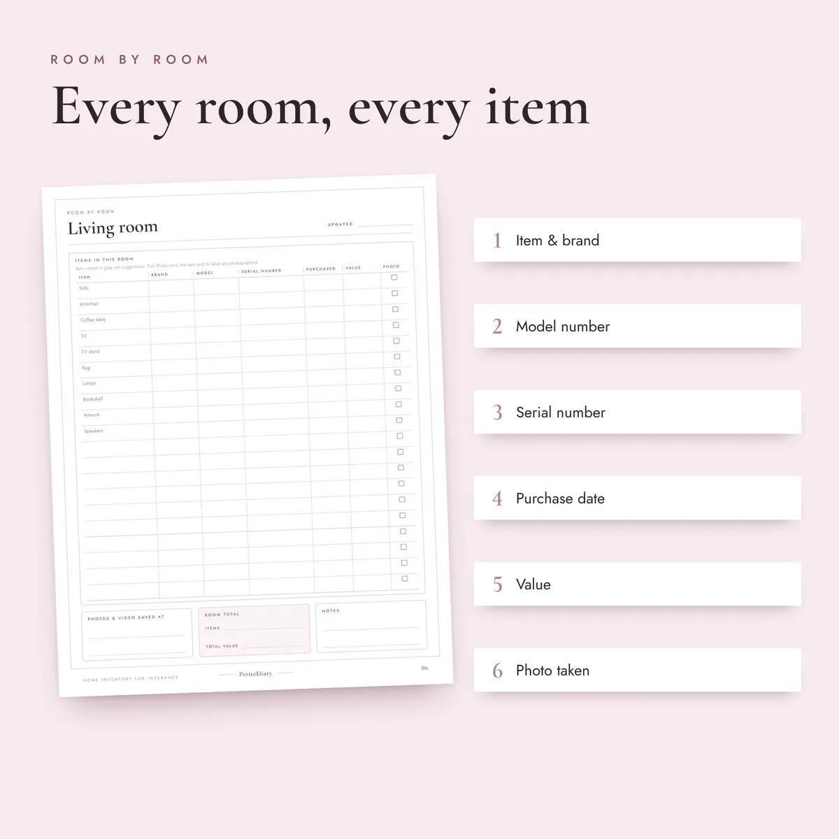 Home Inventory for Insurance, image 3