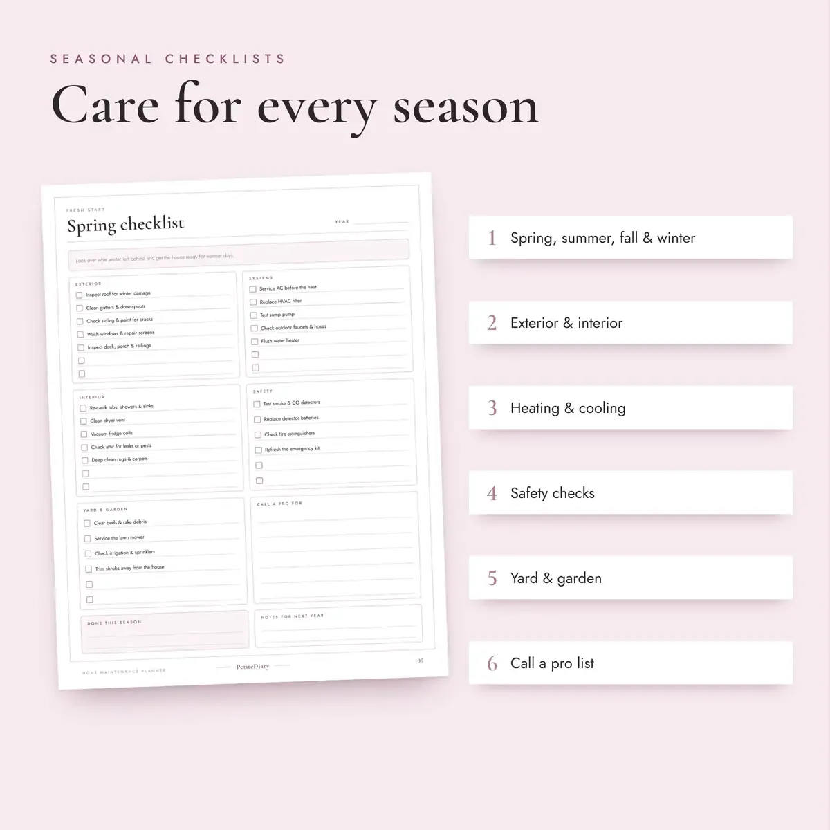 Home Maintenance Checklist, image 3