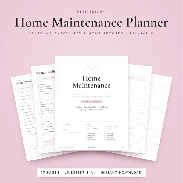 Home Maintenance Checklist