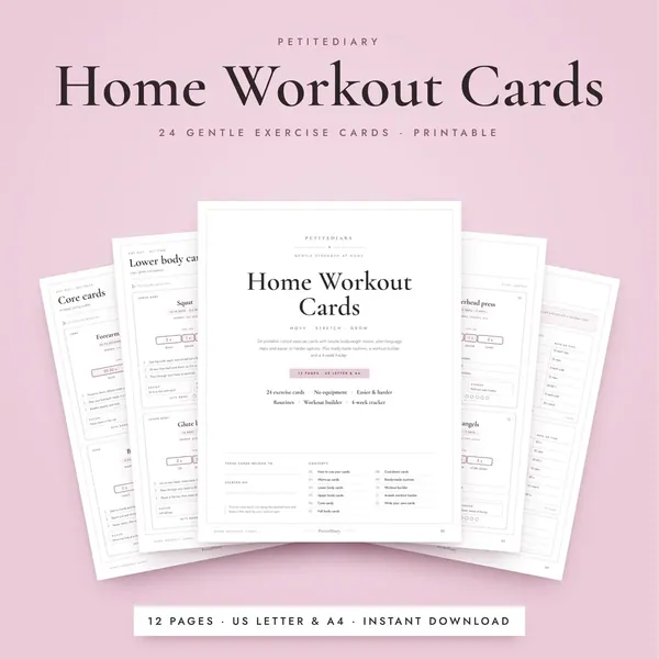 Home Workout Cards