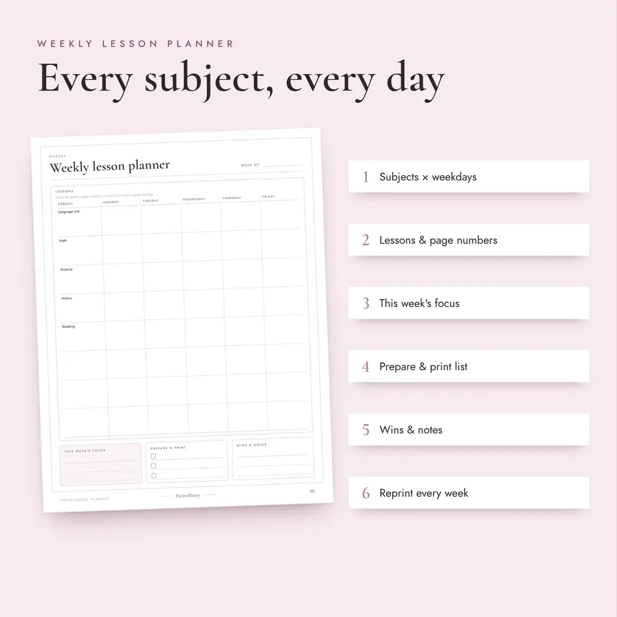 Homeschool Planner, image 3