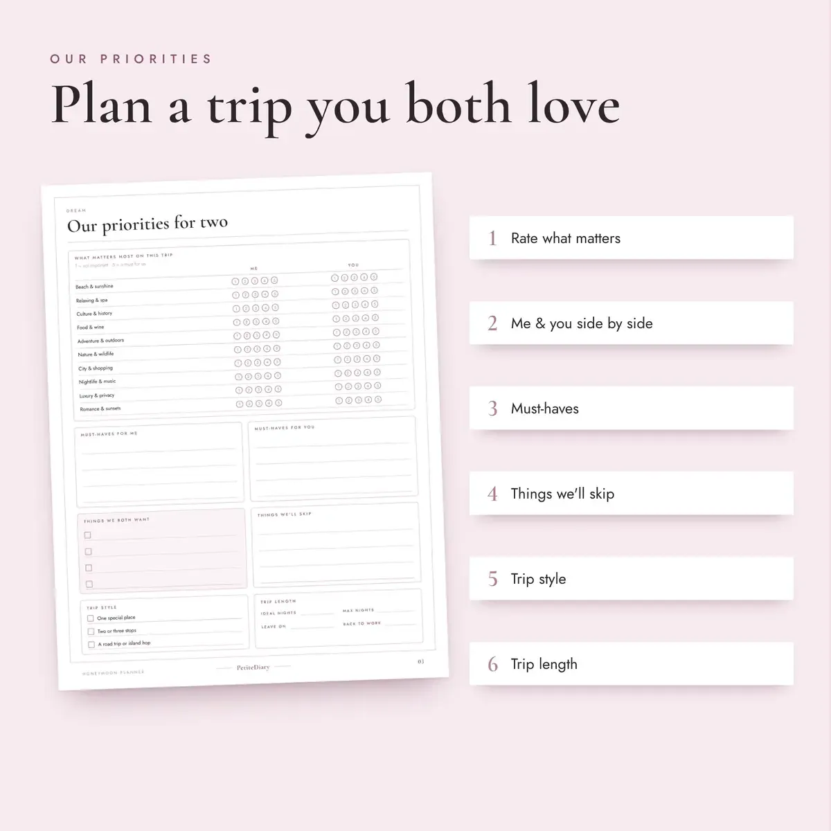 Honeymoon Planner, image 3