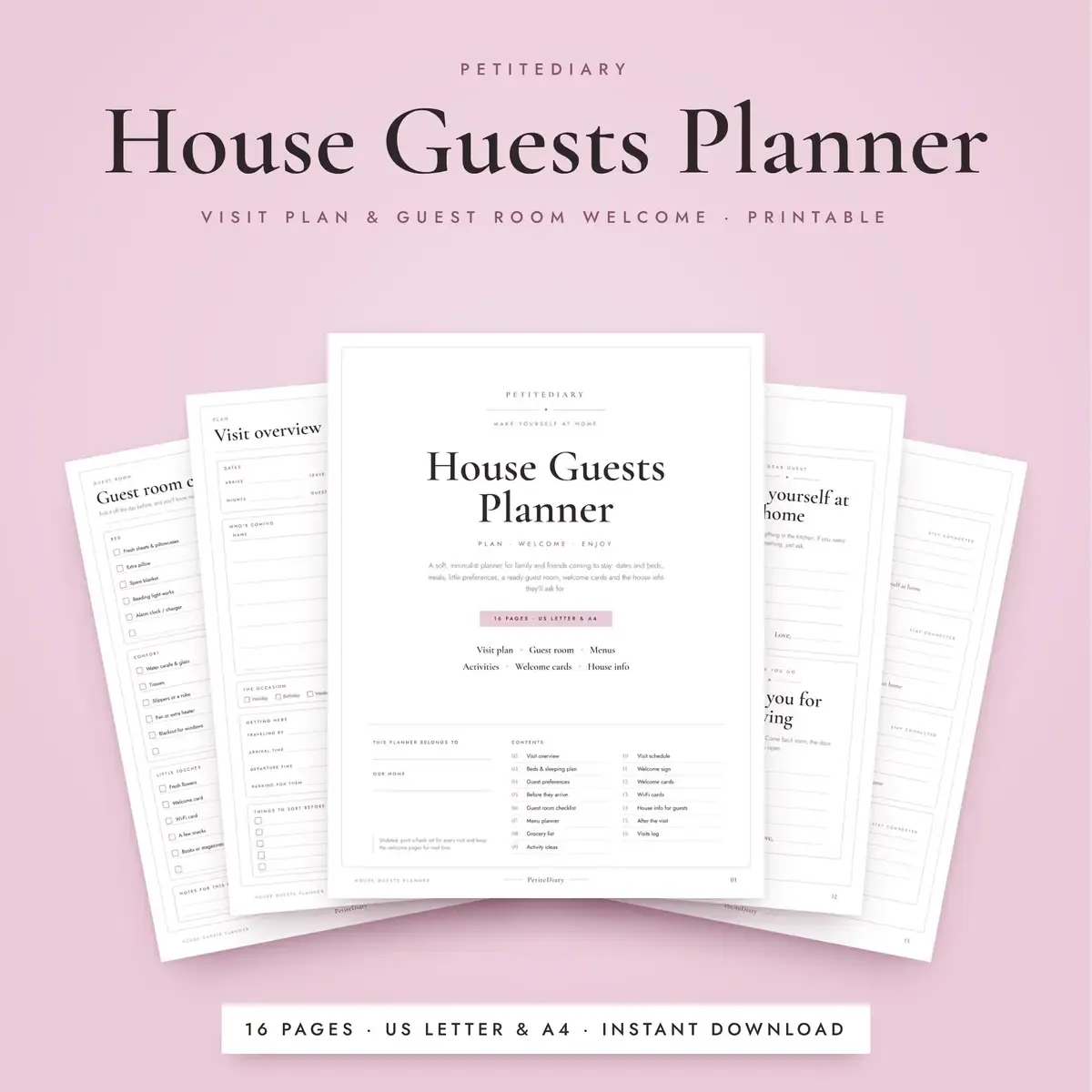 House Guest Planner